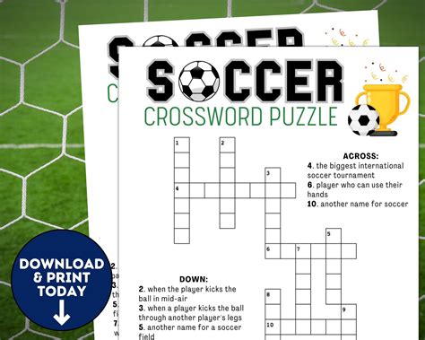 Printable Sports Crossword Puzzles