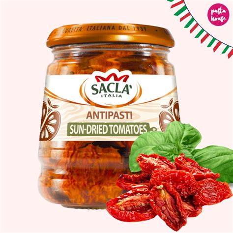 Sacla Sun Dried Tomatoes In Oil 280g Italian Style มะเขือเทศอบแห้งใน