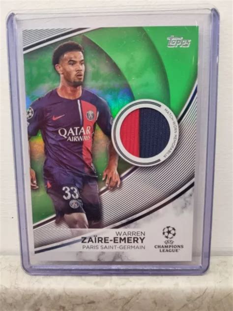 Warren Za Re Emery Patch Topps Ucc Picclick Uk