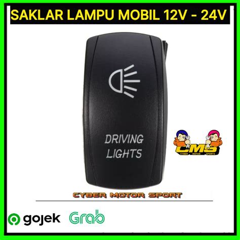 Jual Saklar Mobil V V Switch On Off Universall Switch Drive Light