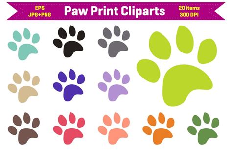 Paw Print Clipart (2523474)