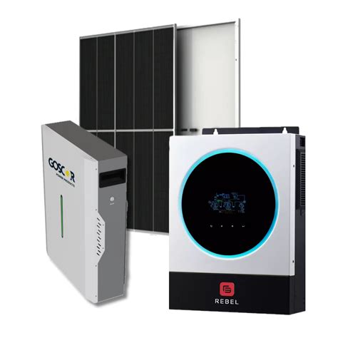 5kW Rebel Solar System | Lithium Battery | Topray Panels