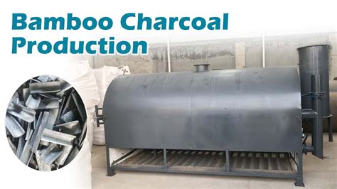 Medium Size Bamboo Charcoal Making Machine With Easy Operation Good