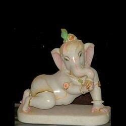 Marble Bal Ganesh Statue Pattern Printed Packaging Type Cardboard