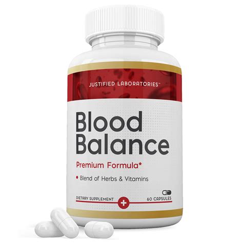 Blood Balance Advanced Formula Mg Formula Supplement Pills