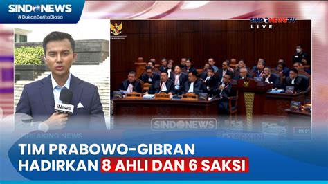 Persiapan Sidang Sengketa Pilpres Pemeriksaan Saksi Ahli Prabowo