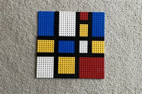 Lego Ideas Composition Inspired By Mondrian