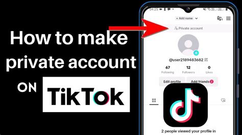 How To Make Tiktok Account Private Youtube