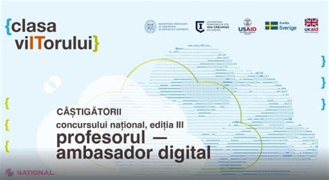 LISTĂ Zece profesori din R Moldova declarați Ambasadori Digitali