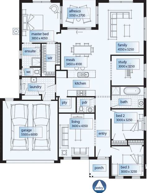 Single Story Modern House Floor Plans - homeplan.cloud