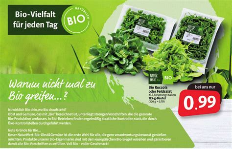 Bio Ruccola Oder Feldsalat Angebot Bei Markant Markt 1Prospekte De