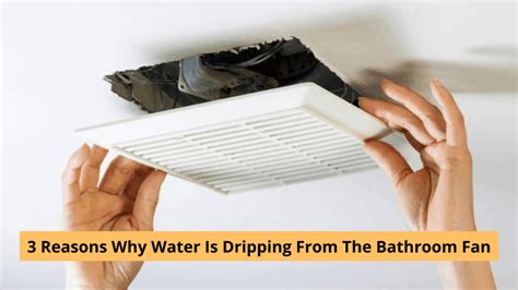 How To Fix A Leaking Bathroom Exhaust Fan During Rainy Weather Home