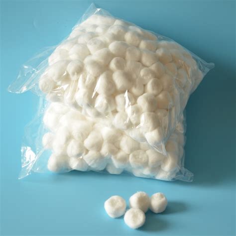 High Absorbency Medical 100 Cotton Ball Dental Colored Cotton Wool