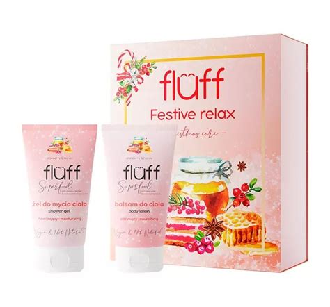 Zestaw Dla Kobiety Fluff Superfood Zestaw Prezentowy Festive Relax