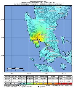 luzon earthquake wikipedia