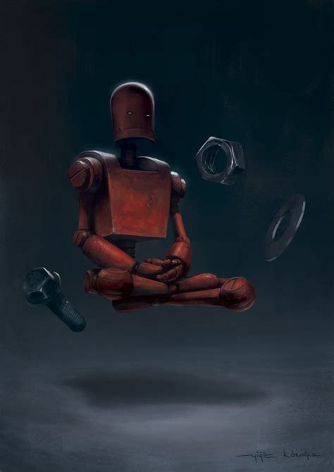 A Drawing Of A Robot Sitting On The Ground