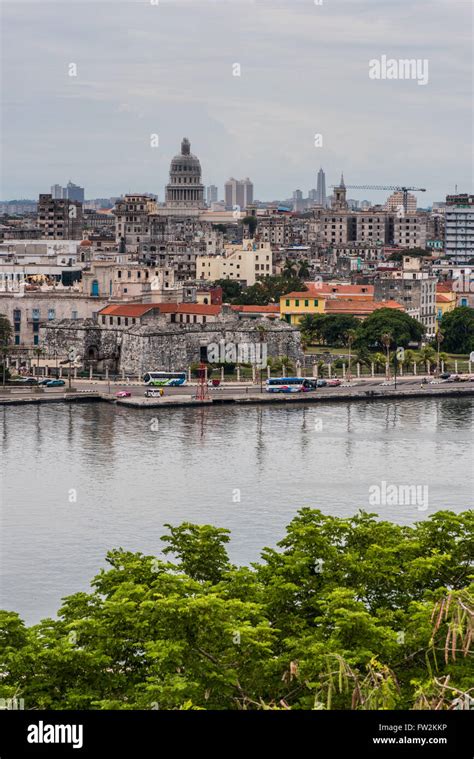 Havana Cuba September 27 2015 Panoramic View Over Cuba Capital