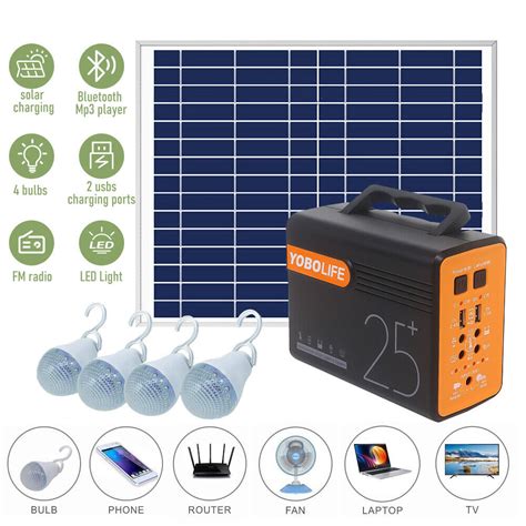 Solar Generator Power Station Notstromaggregat Mit Tragbare Solarpanel