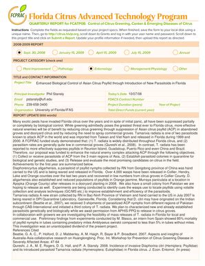 Fillable Online Research Citrusrdf Enhanced Biological Control Of Asian