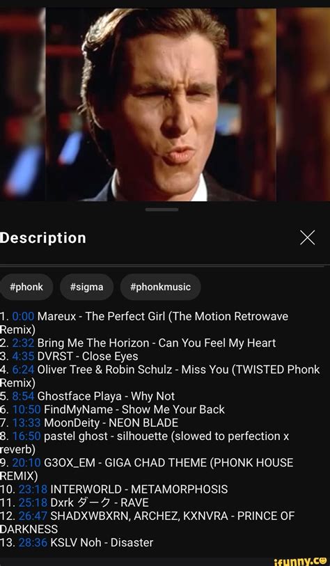 If Description X Phonk Sigma Phonkmusic 1 00 Mareux The Perfect
