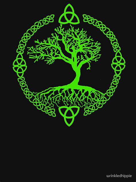 "Celtic Knot Yggdrasill Tree of Life" T-shirt by wrinkledhippie | Redbubble