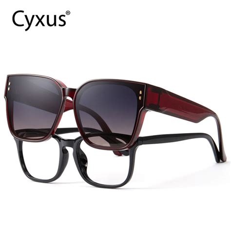 New Cyxus Polarized Wraparound Sunglasses Fit Over Light Glasses For Women Men Tr Oversize