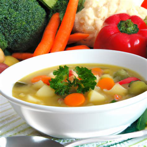 Vegetable Soup – Satisfying Low Fat and Low Calorie Soup