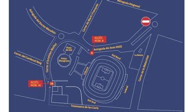 Modificacions De Mobilitat A L Entorn Del Camp Nou