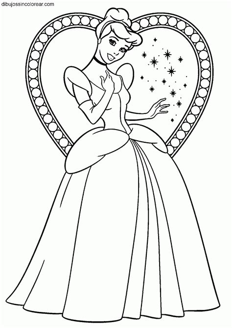 Introducir Imagen Dibujos De Princesa Cenicienta Para Colorear The