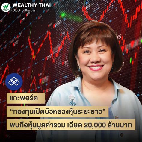 Wealthy Thai แกะพอร์ต “กองทุนเปิดบัวหลวงหุ้นระยะยาว” พบถือหุ้นมูลค่ารวม เฉียด 20000 ล้านบาท