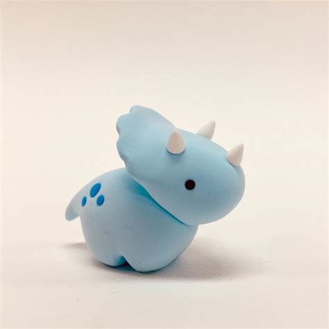 Triceratops Clayart, me, Soft Polymer Clay, 2021 : r/Art