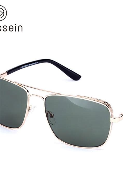 Classic Square Frame Polarized Sunglasses For Men Shopperboard