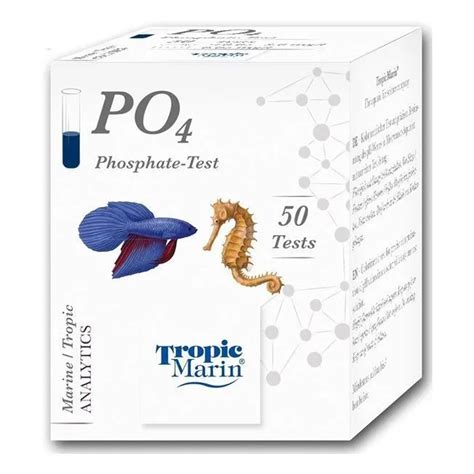 Teste De Fosfato Tropic Marin Po Test Testes Aquaura Aquarismo