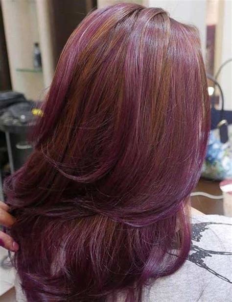 20 Pretty Purple Highlights Ideas For Dark Hair