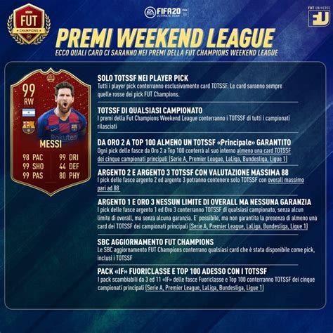 Premi FUT Champions Weekend League In FIFA 20 La Guida Completa