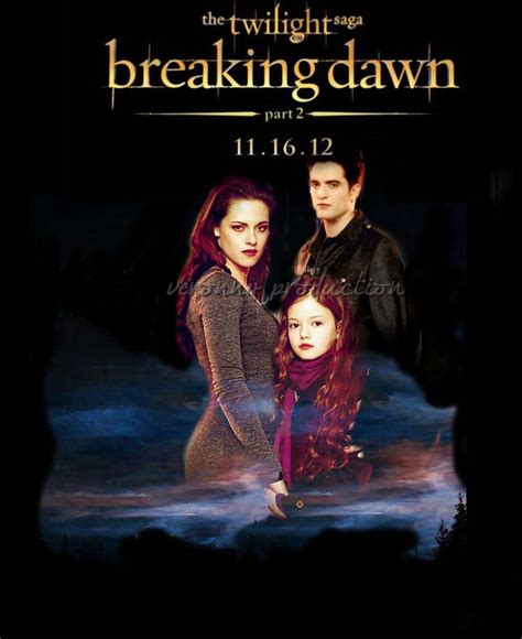 Twilight Series Breaking Dawn pt 2 --- Edward, Bella and Renesmee