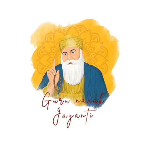 Guru Nanak Gurpurab, Guru Nanak Jayanti, Guru Nanak Dev Ji, Guru Purnima PNG Transparent Clipart ...