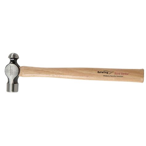 Estwing 16 Oz Sure Strike Ball Peen Hammer With Hickory Handle Mrw16bp