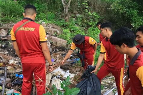 Polres Kepulauan Anambas Gelar Kegiatan Bersih Sampah Secara Serentak