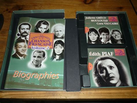 Coffret De Cd Les Triomphes De La Chanson Fran Aise Vol Ebay