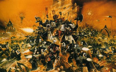 Warhammer 40k Black Templar Space Marine Art