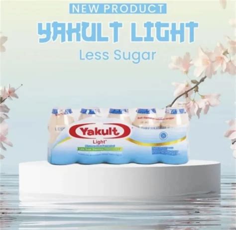 Yakult Light Less Sugar Minuman Probiotik 65ml 1 Pack Isi 5 Pcs