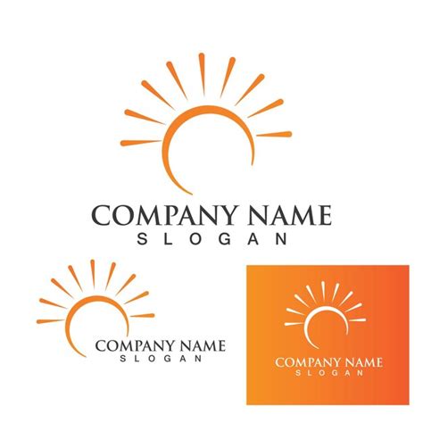 Premium Vector Sun Vector Illustration Icon Logo Template Design