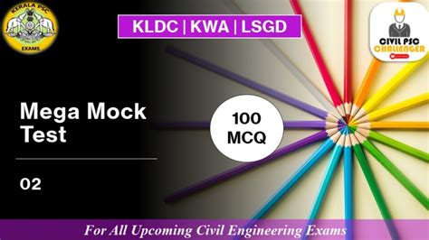 Mega Mock Test Kldc Overseer Gr Iii Work Superintendent Civil