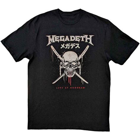 Megadeth Unisex T Shirt Crossed Swords Wholesale Only And Official Licensed