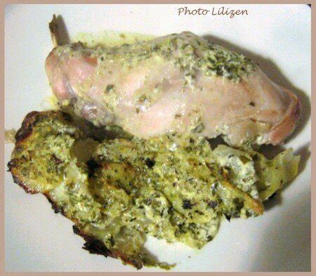 Cuisse De Lapin En Papillote Et Sa Cr Me Citronn E Aux Herbes Lilizen