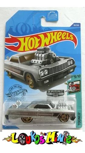 Hot Wheels 64 Chevy Impala Zamac Tooned 58 250 Lacrado