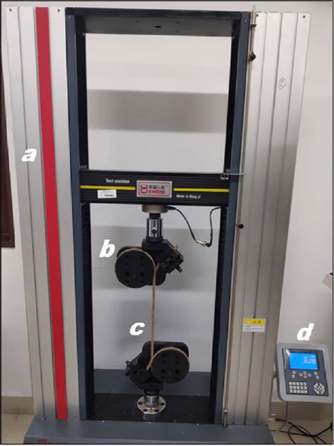 Schematic Drawing Of Tensile Testing Machine A Hy 5080 Tensile Download Scientific Diagram