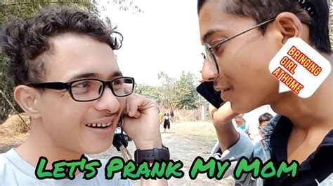 Lets Prank My Mom Mummy Lai Jhyap Ma Prank Haneko 😂😂😂 Youtube