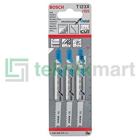 Jual Bosch T Xf Jigsaw Blade Hss Progressor For Metal Di Lapak